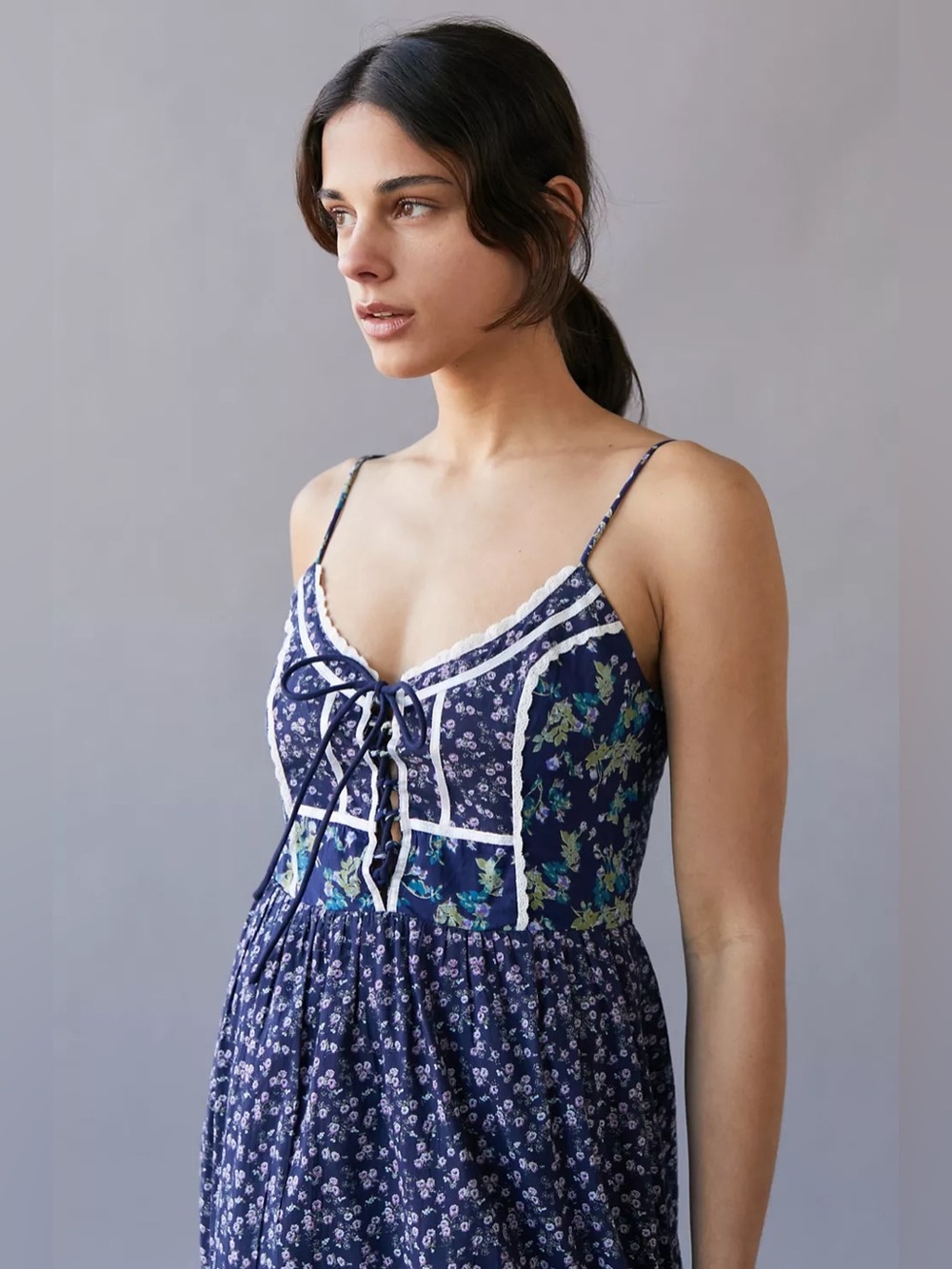 UO Florentina Prairie Midi Dress XL - Picture 2 of 8